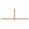 Ekena Millwork Eugene Smooth Timber Gable Bracket, Douglas Fir, 84"W x 31"H x 1 1/2"D x 3 1/2"F, 9/12 Pitch GBW084X31X0204EUG00SDF - alternate 1